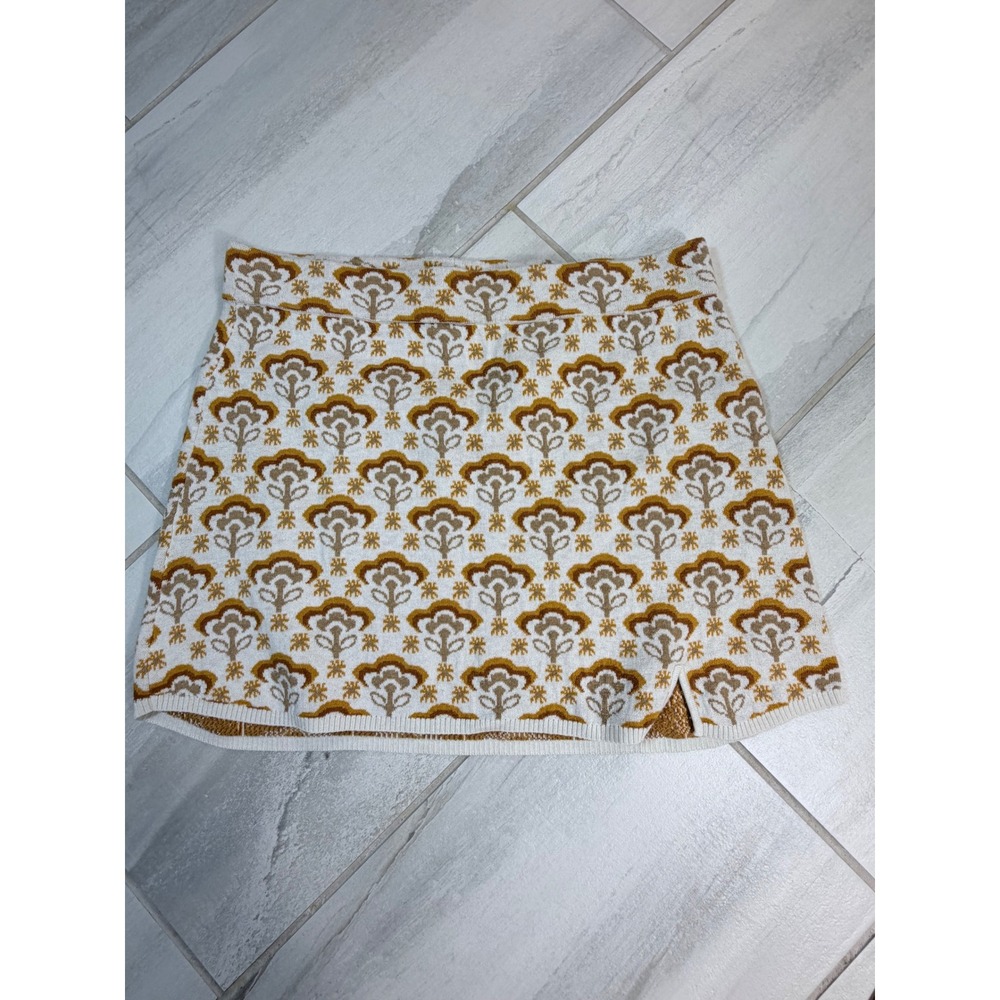 Show Me Your Mumu Sharon Skirt Honey Wallflower Knit Mini Skirt MF2-4979 L